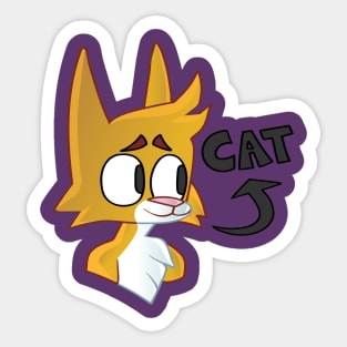 CAT Sticker